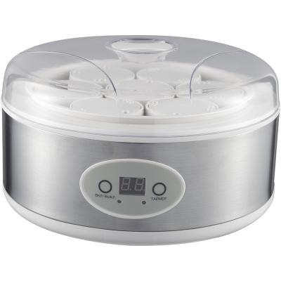 China Hotel 7 cup stainless steel yogurt maker for sale