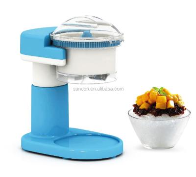 China Slushies Mini Electric Semi-automatic Ice Crusher Ice Shaver for sale