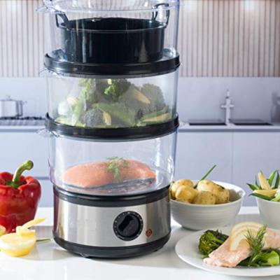 China 2 Layer Electric Food Steamer Hotel With Rice Cooker for sale