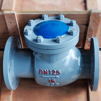 China DN125 PN 16 General Flap Check Valve For Thermo-oil for sale