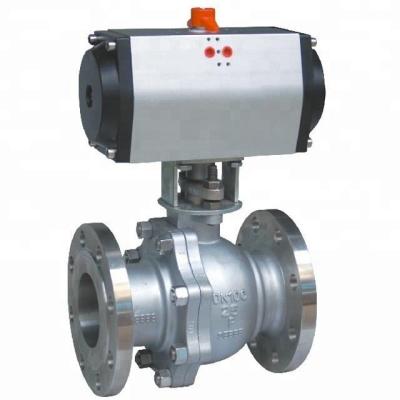 China 4 Inch General Pneumatic Cut-Off Ball Valve for sale