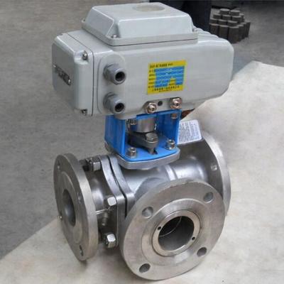 China General Three Way Type Flange Ball Valve for sale