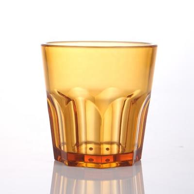 China 190ML PC Color Sustainable Plastic Cocktail Bar Drink Ice Coffee Cups Customized Mug for sale