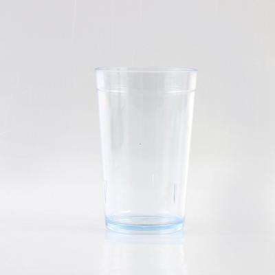 China 470ml PS Sustainable Round Transparent Plastic Cups for sale