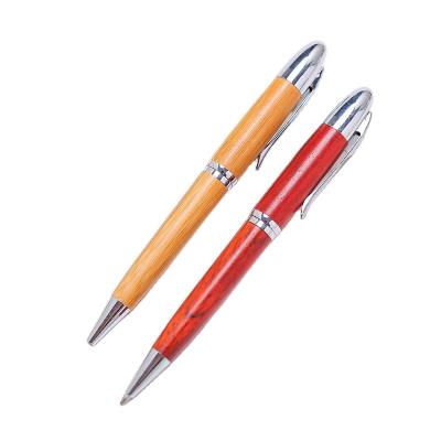 China Beautiful Customize Office Eco-friendly Signature Design School Luxury Wooden Ballpoint Pen for sale