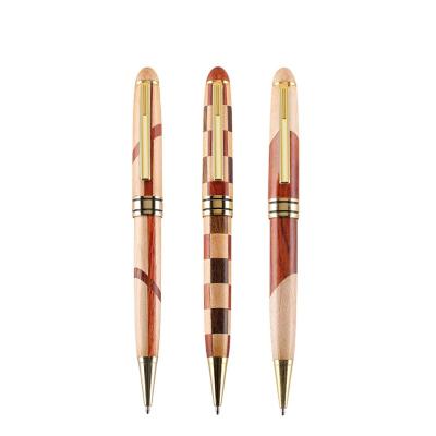 China Handsome New Fogo Custom Metal Trims Assorted Colors Ballpoint Pens Wooden Eco Friendly Tip Pen Wholesale for sale