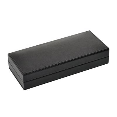 China Hot Wholesale Handmade Custom Folding Business Fountain Pen Box Ballpoint Pen Black Rectangle Rectangle With Gift Box for sale