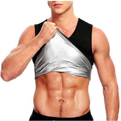 China Men Body Shaper Elastic Comfortable Vest Workout SWEAT 5 TIMES Slimming High Elasticity Sweats Crazy Sauna Suit With Back Support for sale