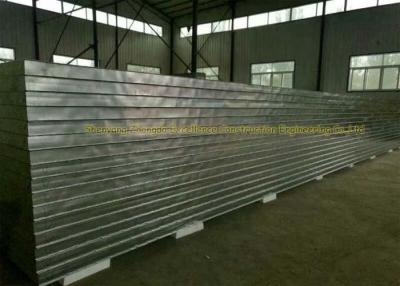 China Fireproof Rockwool Glasswool Rmetal Sandwich Panels With Pir Side Sealing for sale