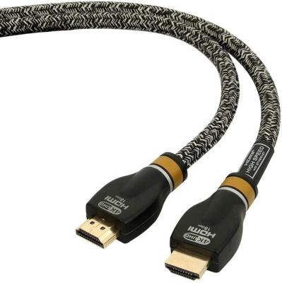 China High Speed ​​Speaker Cable 18Gbps HDMI 2.0, 4K, 3D, 2160P, 1080P, Ethernet - 28AWG Braided HDMI Cord for sale