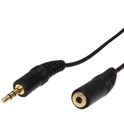 China Professional Speaker Audio, Video 3 Pole 3.5mm Male to Female Stereo Audio Extension Adapter Cable for sale