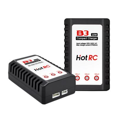 China Original HotRC IMAX B3 Lipo Battery 7.4V/11.1V 2S/3S AC 10W Balance Charger 110V-240V For FPV Drone B3 10W for sale