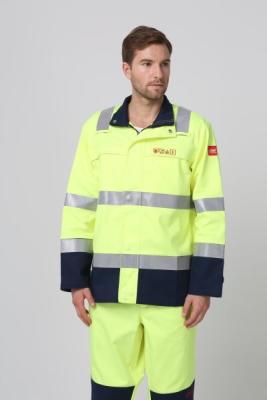 China Brand van mijn de Antistatische Workwear 330gsm - de Kleding van de vertragersveiligheid Te koop