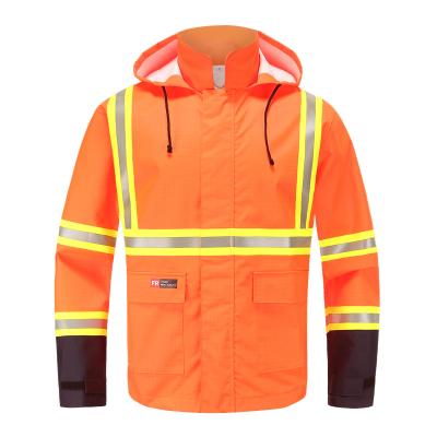 Cina Multi arancia rallentatrice di Hivis del rivestimento di Norm Workwear Rain Proof Flame in vendita