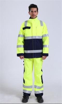 Cina nastro multi Norm Workwear 290gsm ciao Vis Jacket giallo di 50mm franco in vendita