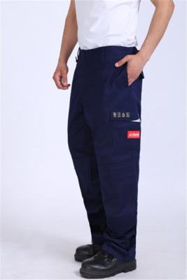 Cina pantaloni ignifugi leggeri di protezione dell'arco 280gsm con le strisce riflettenti sulla gamba in vendita