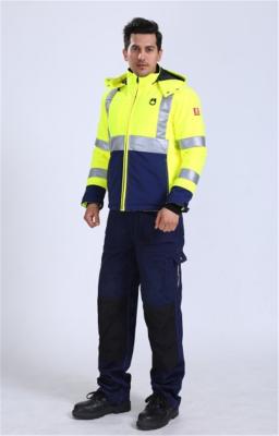 Cina di 100%Polyester HIVIS vestito da lavoro 290gsm ciao Vis Trench Coat in vendita