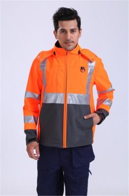 Cina Vestiti da lavoro di inverno di HIVIS, freddo dell'OEM ciao Vis Work Gear For, rivestimento riflettente di Softshell in vendita