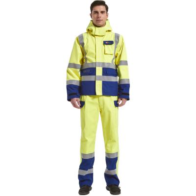 Chine Manteau de empêchement électrique de Hivis de pluie de vêtements de travail en mer de preuve à vendre