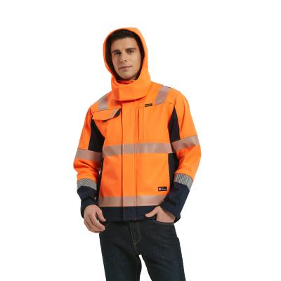 Chine HI antipluie VIS Softshell Jacket Fire Proof pour les travailleurs ferroviaires à vendre