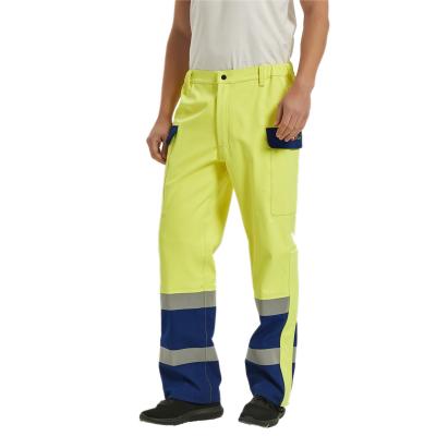 Chine Hivis Rich Moda Blended trois couches pleuvoir pour rendre le pantalon ignifuge de travail, pantalon résistant de sécurité de franc de résistant à l'eau à vendre