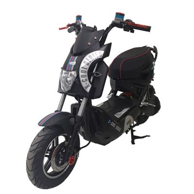 China 2020 10 Inch Two Wheel Off Road Scooter 1000W 2000W 48V 20Ah Cool Fast Electric Motorcycle 3.00-10 OVacuum Tire for sale