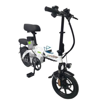 China Fashionable Lightweight Small Size White Two Wheels Lithium Battery Electric Bike for sale