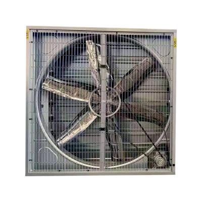 China Poultry farms 54 inch industrial exhaust fan hammer type greenhouse fan poultry house fan for chicken farm for sale