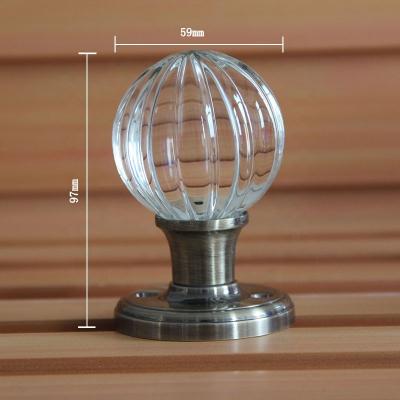 China New Fancy Modern Glass Knobs Crystal Cabinet Handle Acrylic Door Knob for sale