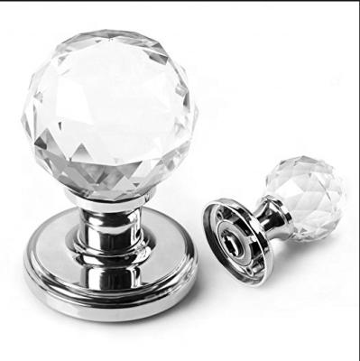 China New modern sale decorative door knobs, main door handles, crystal pulls for sale