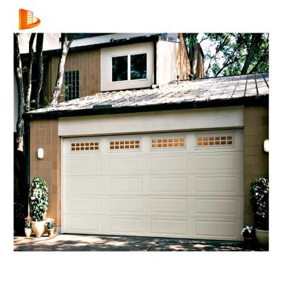 China Motor Anti-theft Smart Door Manufacturing Panel Sale Residential Sectional Garage Doors for Houses Glass Aluminum Stainless Steel for sale