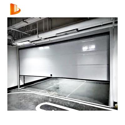 China Villa Anti-theft Modern Garage Rolling Shutter Garage Automatic Glass Aluminum Door for sale