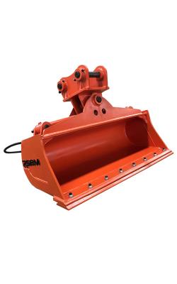 China 20T Hydraulic Tilting Bucket Width 2000mm Wear Resistant Steel for sale