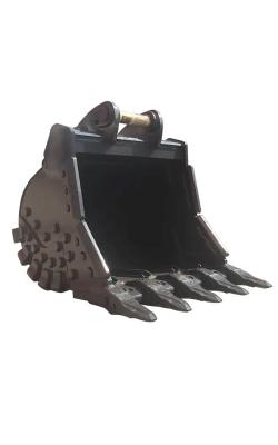 China 30T Mining Excavator Bucket HARDOX450 Rake Bucket For Excavator for sale