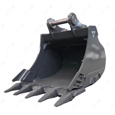 China Welding Work Rock Bucket For Excavator Customized Process Technology for sale