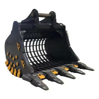 China Versatile Excavator Skeleton Rock Bucket with Customized Design and Q460 Material en venta