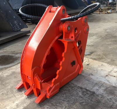 China OEM Excavator Grab Bucket with strength Steel and Double Acting Bucket Cylinder en venta