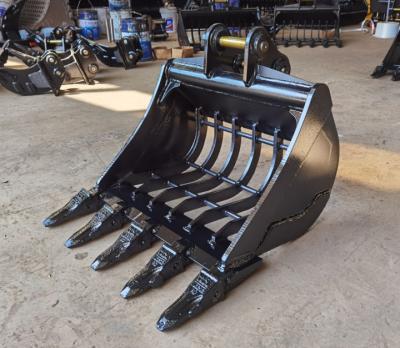 China Q345B Steel High-Capacity Excavator Skeleton Bucket: Maximize Grab Capacity And Durability en venta