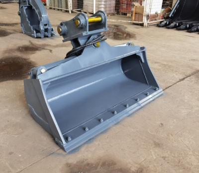 China Heavy-Duty Excavator Tilting Bucket with Hydraulic Valve and Protective Guard for sale