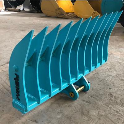 Chine Rake de racine d'excavateur personnalisé Adapte la plupart des modèles d'excavateur OEM ODM accepté à vendre