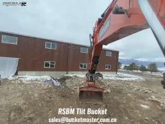 5-100 Ton Mini Earth Digger Tilt Bucket Hydraulic Excavator Tilt Mud Bucket with cutting edges