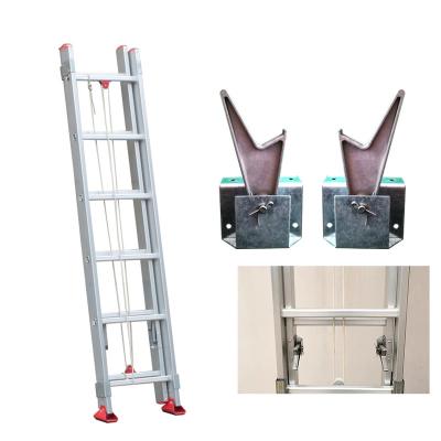 China Folding Ladders Single Lift/Engine Aluminum Alloy Rope Ladder Accessories Circlip Spring Card Telescopic Guide Tooth Herringbone Lock for sale