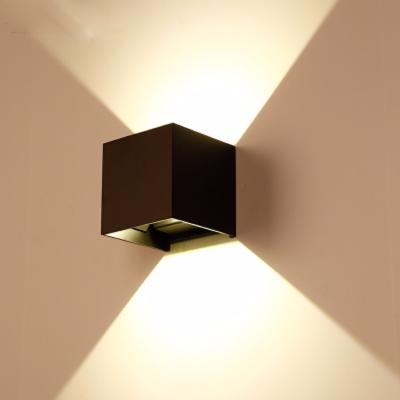 China Dimmable 10w Modern Indoor Aluminum Wall Sconce Down Led Wall Lamp For Living Room Bedroom Hallway Decor for sale