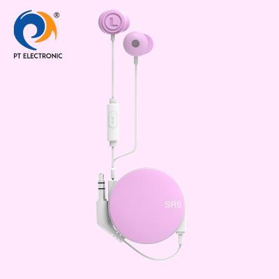 China MIC+EARPHONE Mini VOLUME Dongguan Pengteng Macaroon Headphone Earphone 3.5mm Connectors Earphone Cartoon Earphone With CE FCC RoHs ISO9001 Certificate for sale