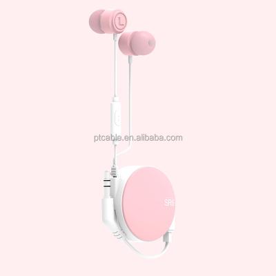 China Waterproof MIC+EARPHONE VOLUME Dongguan Pengteng macaroon earphone with IP and nk transformation in-ear earphone mp3 earphone with CE FCC RoHs ISO9 for sale