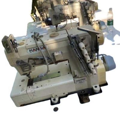 China Kansai brand three needle five thread stretch industrial sewing machine hotels second hand sewing machine wx-8803dw for sale