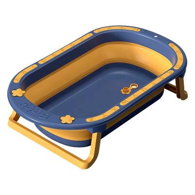 China Storage By Folding Foldable Alphabet Bathtub Multi Color Baby Bath Multifunctional Children's Bathtub for sale