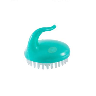 China Wholesale Children's Head Shampoo Massage Brush Tools Baby Silicone Shampoo Massage Brush QB6005 for sale