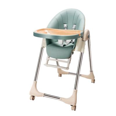 China Infant Bouncer Infant Foldable Chair Baby Bouncer Contemporary European Standard Feeding Highchair With Seat Safety Belt for sale