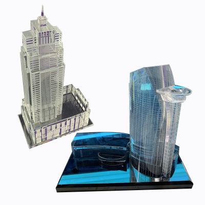 China China Hot Selling Crystal Building Model For Company Souvenir Gifts for sale